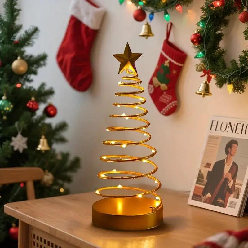 Glass Star Tree Topper with Warm White Twinkling Lights by House Of Avana