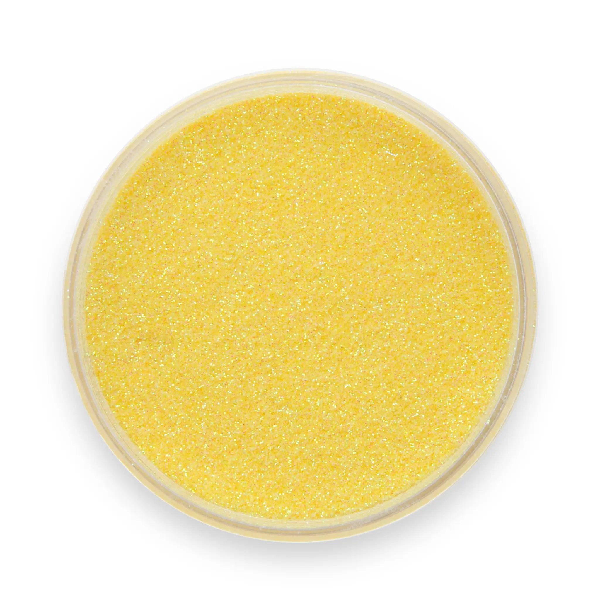 Yellow Glitter Epoxy Powder Pigment by UltraClear Epoxy