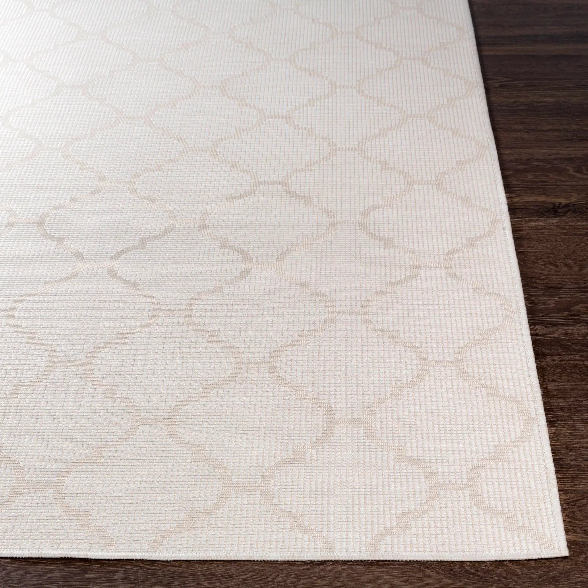 Cream Moolap Outdoor Rug - Clearance by Boutique Rugs