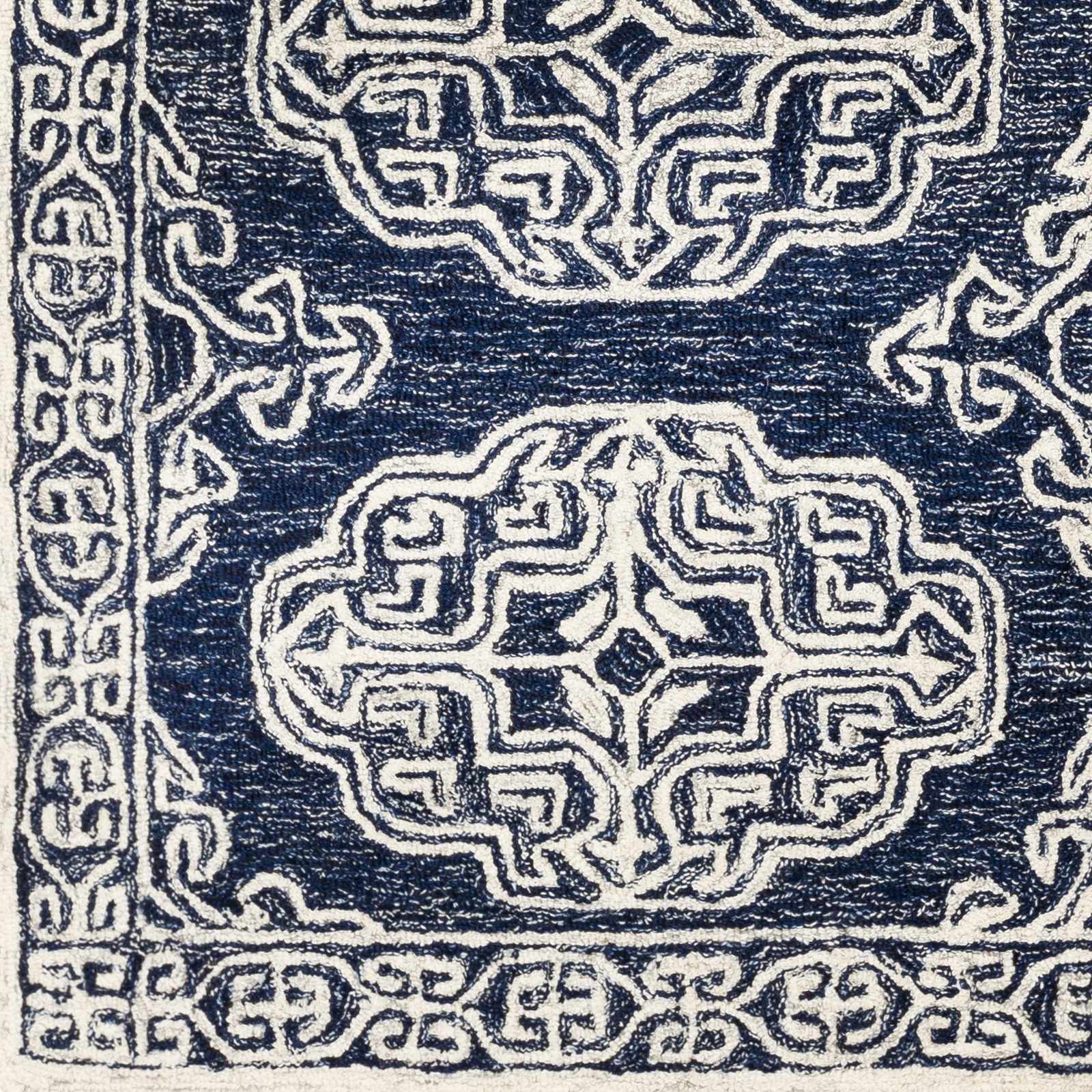 Glenoma Blue Regency Wool Rug by Boutique Rugs