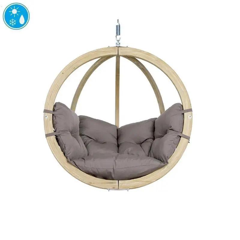 Amazonas Globo Single Taupe Hanging Chair - (Weatherproof) by Outdoor-USA®
