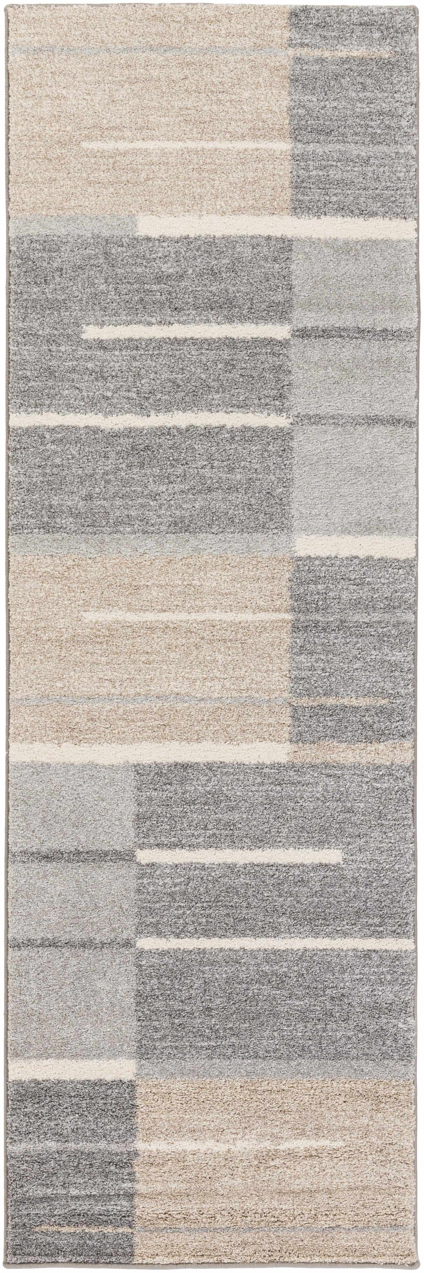 Glouster Taupe&Gray Lined Area Rug by Boutique Rugs