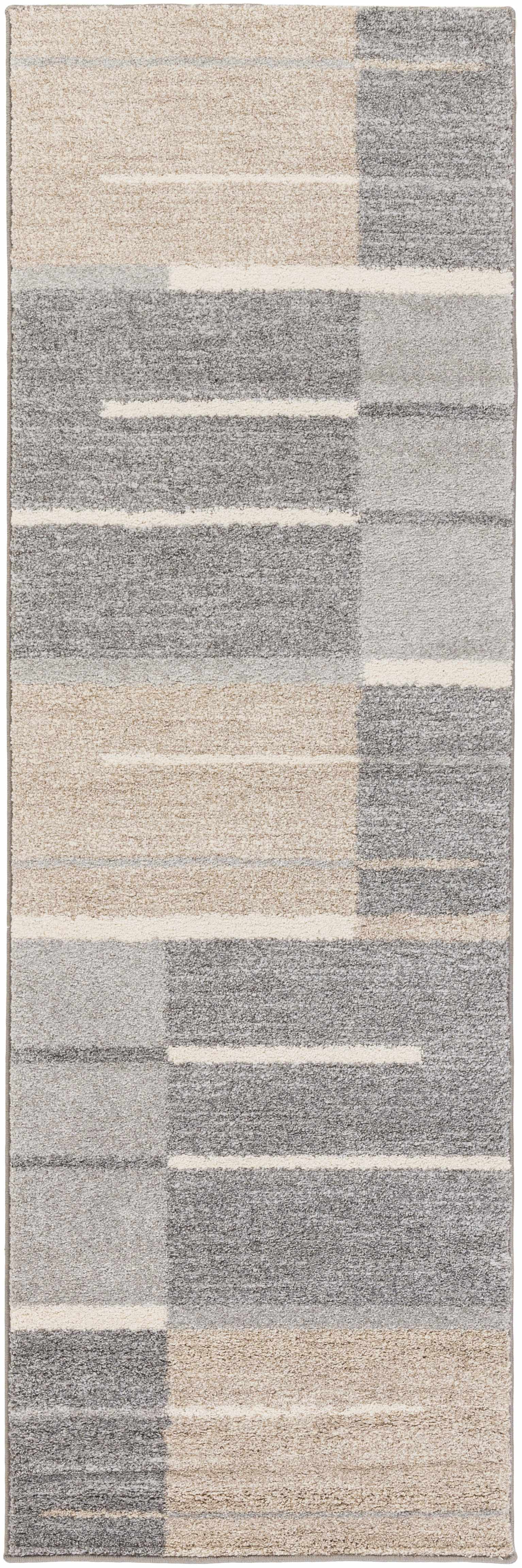 Glouster Taupe&Gray Lined Area Rug by Boutique Rugs