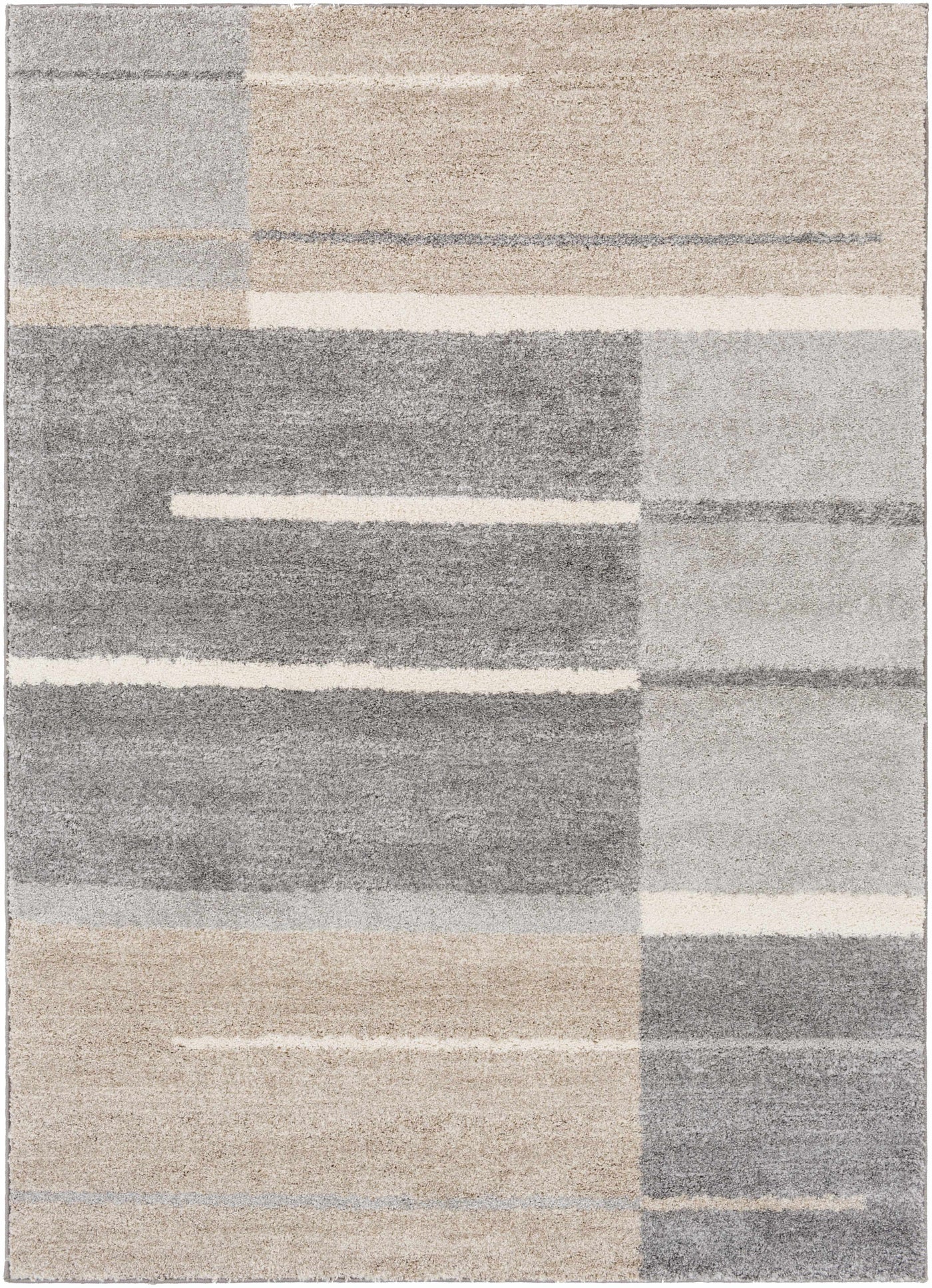 Glouster Taupe&Gray Lined Area Rug by Boutique Rugs