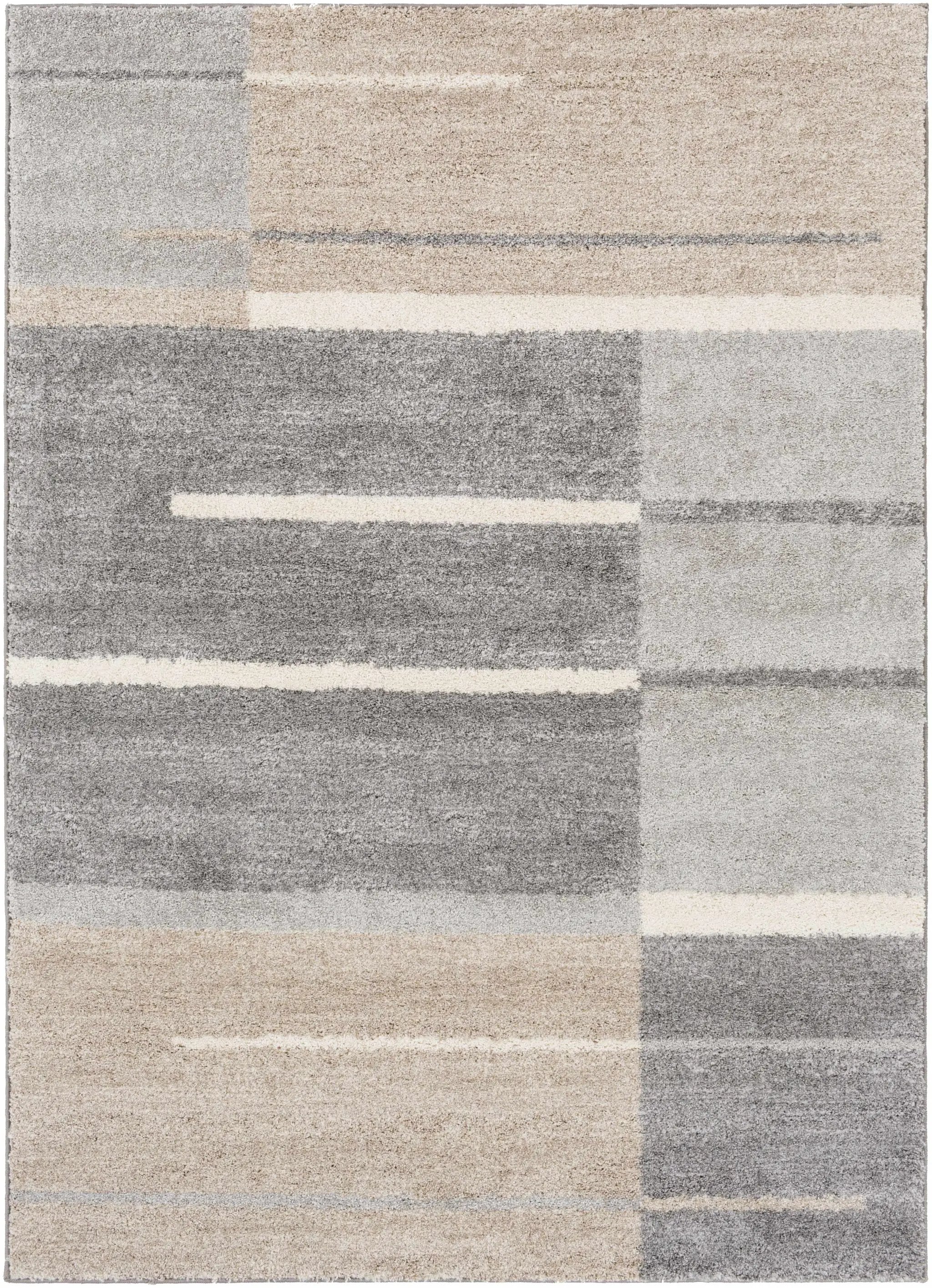Glouster Taupe&Gray Lined Area Rug by Boutique Rugs
