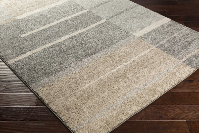 Glouster Taupe&Gray Lined Area Rug by Boutique Rugs