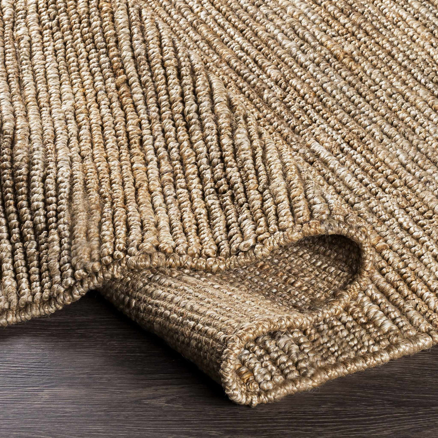 Glover Natural Braided Jute Carpet - Clearance by Boutique Rugs