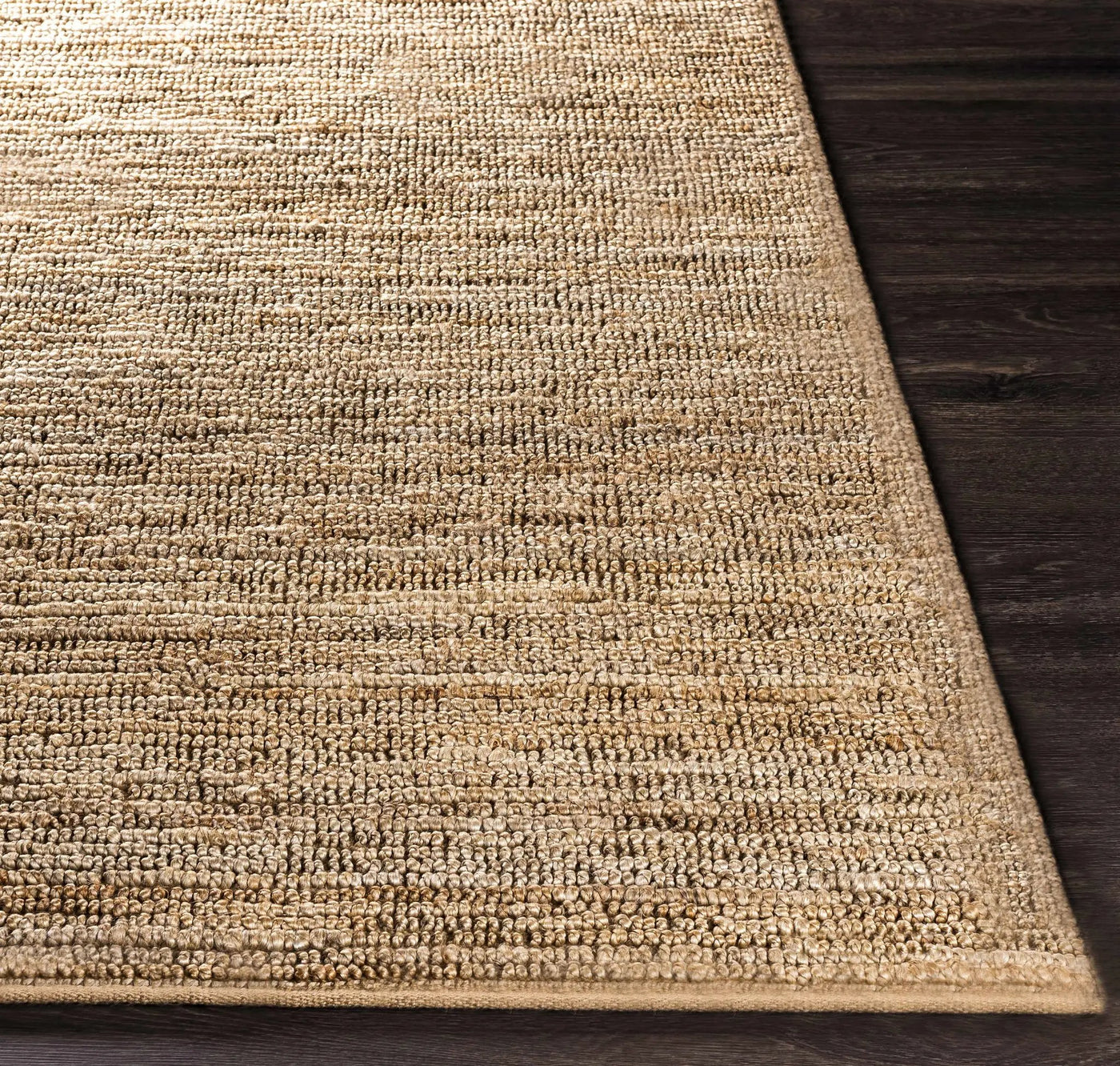 Glover Natural Braided Jute Carpet - Clearance by Boutique Rugs