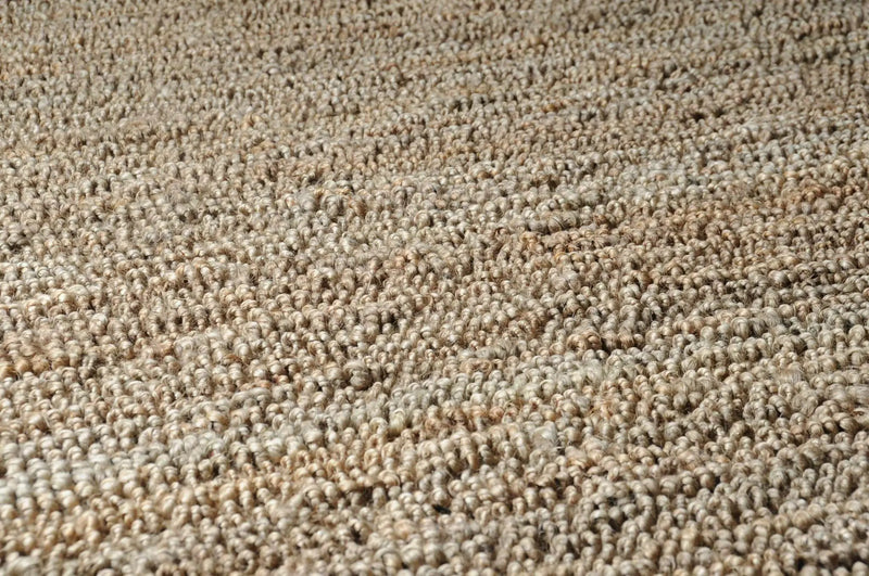 Glover Natural Braided Jute Carpet - Clearance by Boutique Rugs