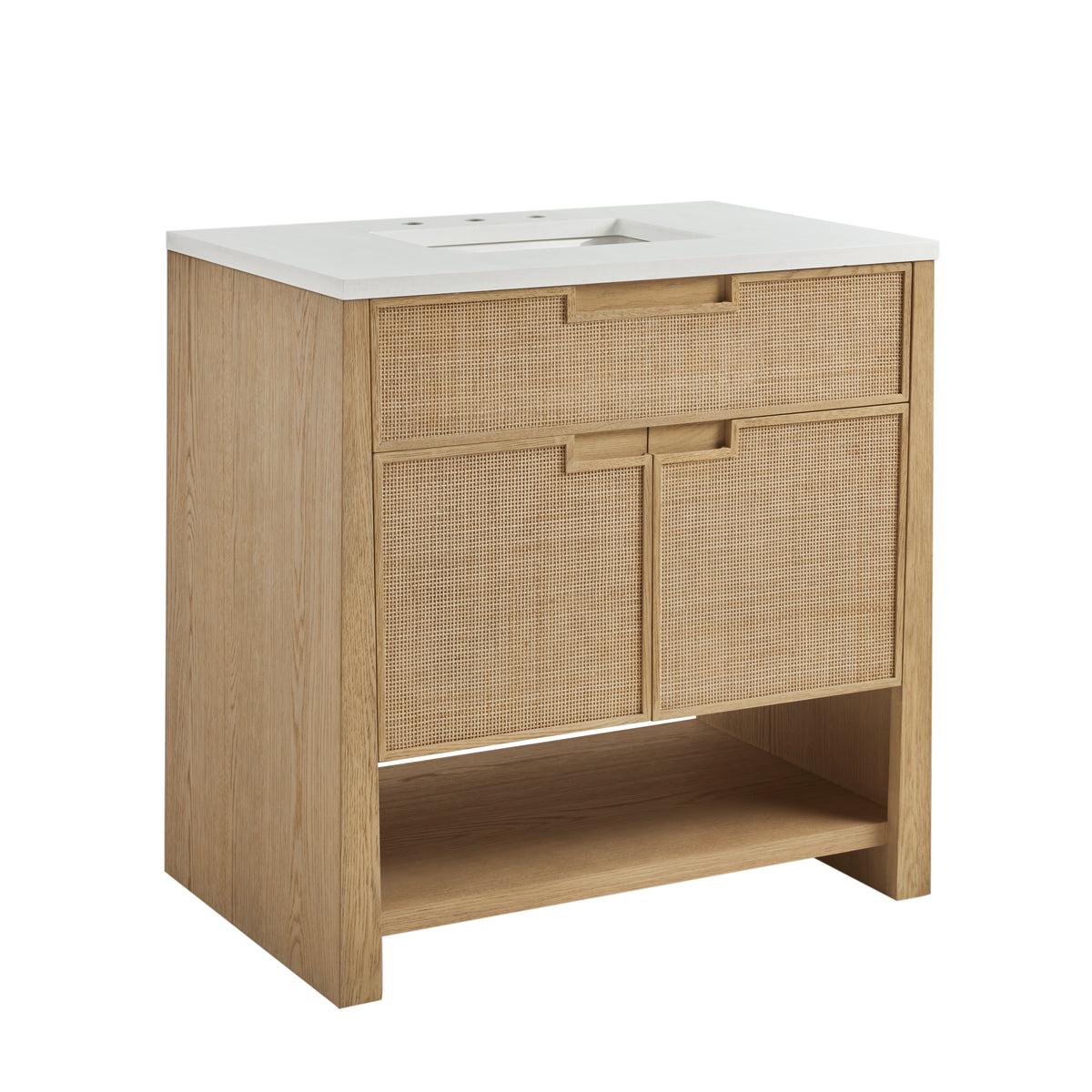 James Martin Solene 36" Single Bathroom Vanity, Seaside Oak, view 31