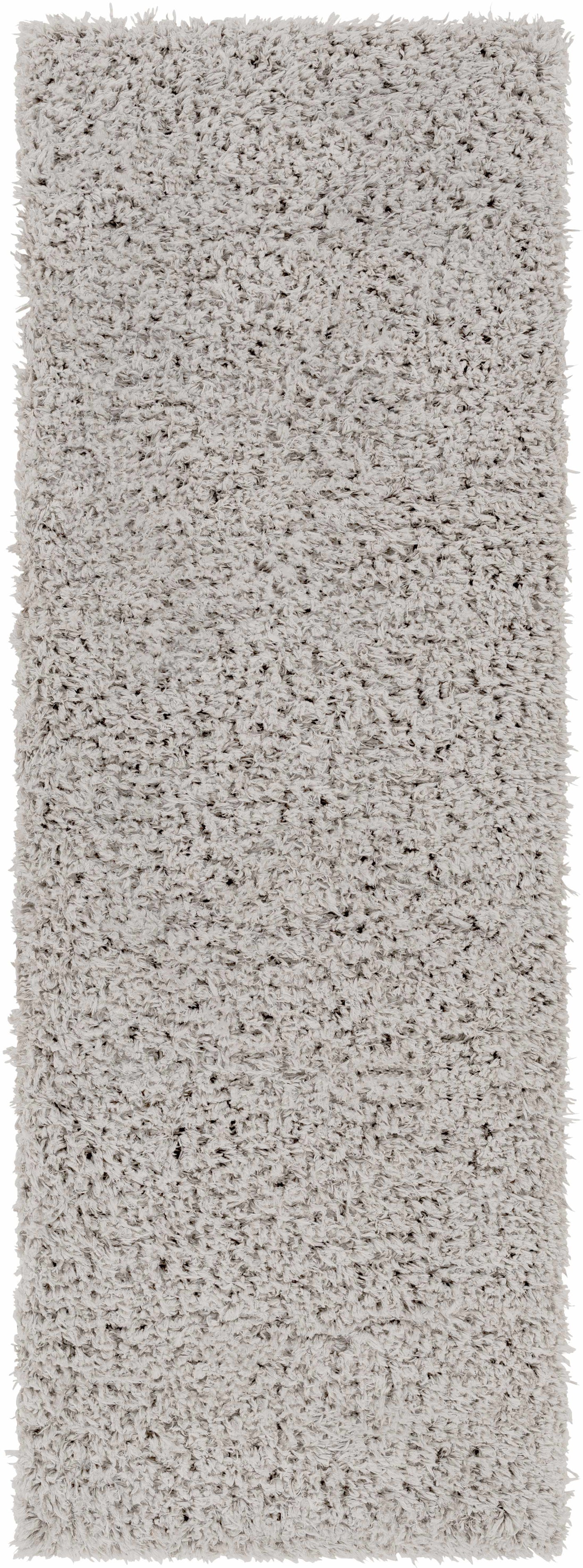 Siari Solid Medium Gray Shag Rug by Boutique Rugs