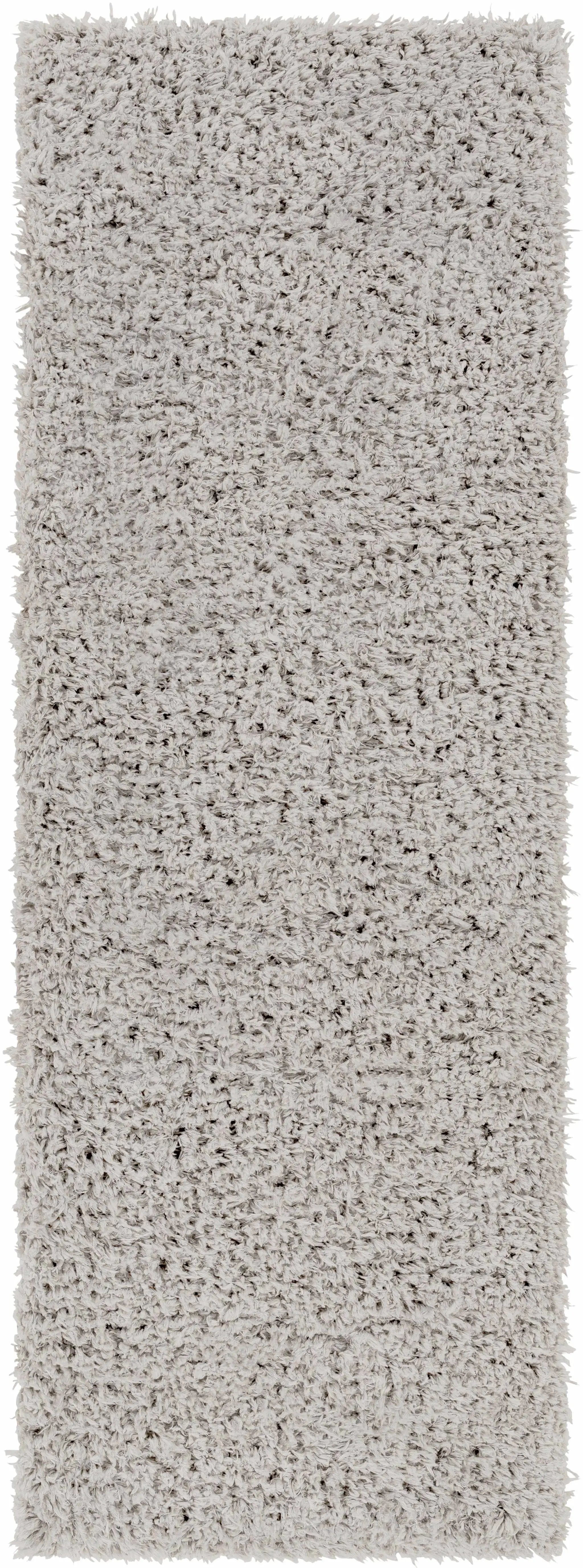Siari Solid Medium Gray Shag Rug by Boutique Rugs