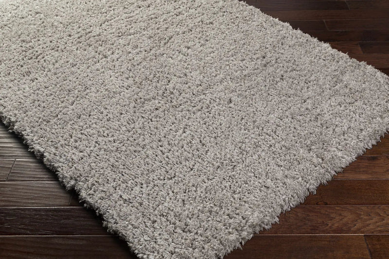 Siari Solid Medium Gray Shag Rug by Boutique Rugs