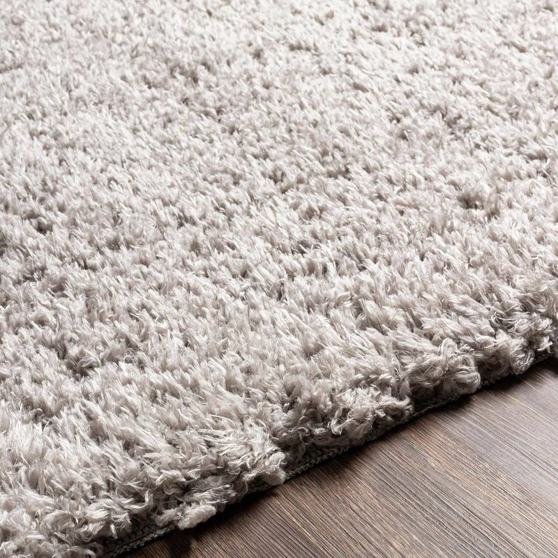 Siari Solid Medium Gray Shag Rug by Boutique Rugs