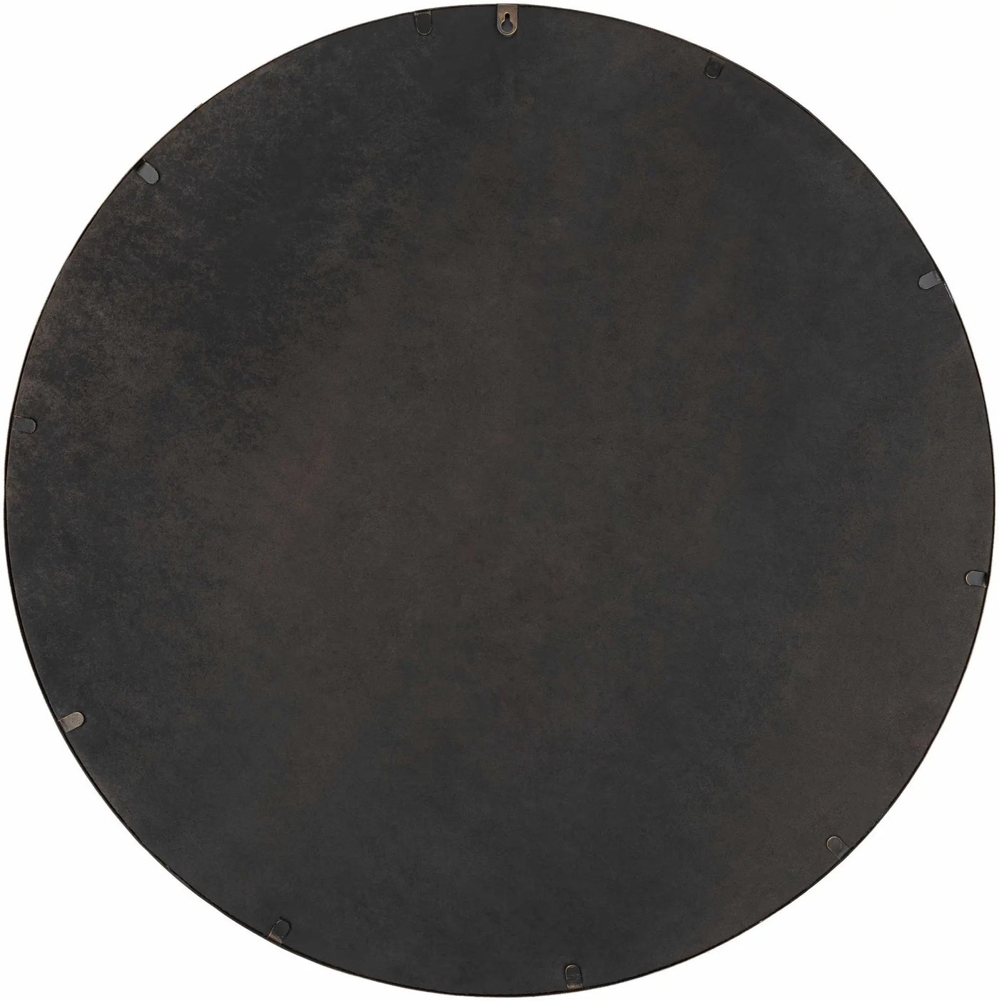 Guindarohan Gold Frame Round Mirror by Boutique Rugs