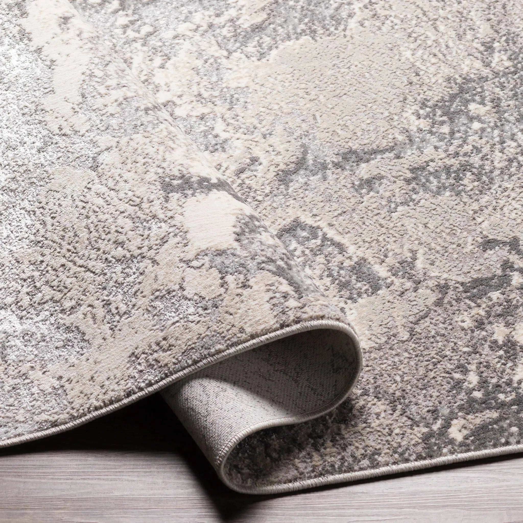 Godefroy Gray Marble Carpet - Clearance by Boutique Rugs
