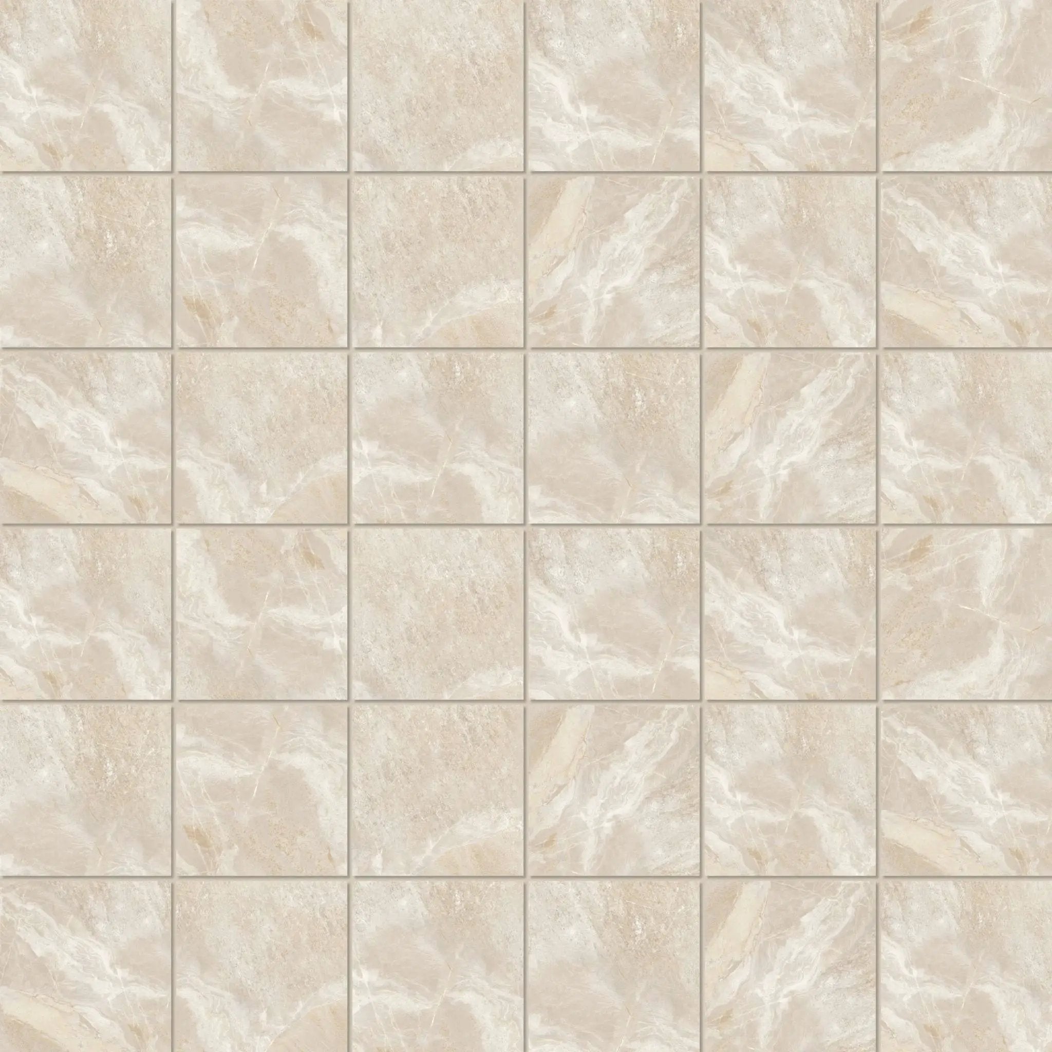 Barcelona Gold Mosaic A Travertine Look Porcelain Mosaics 12x12 by landmarkceramics