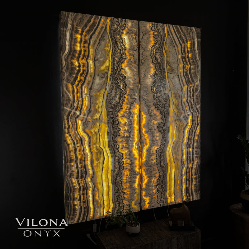 Golden Cloud Onyx Wall Panels (Set #1), photo 7 of 11