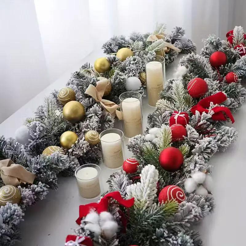 Golden Metal Winter Decor with Holiday Accents by House Of Avana