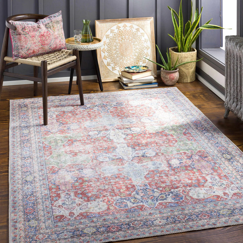 Rust Goma Vintage Area Rug - Clearance by Boutique Rugs
