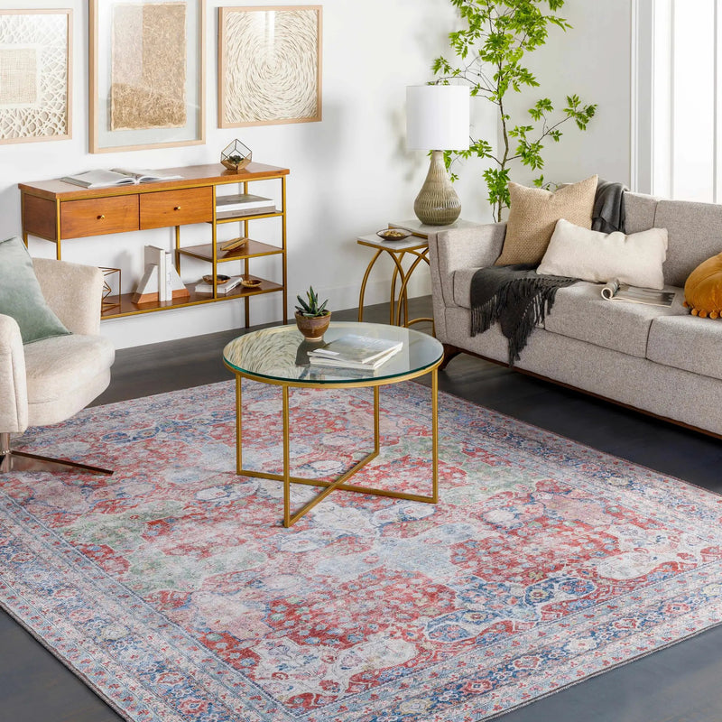 Rust Goma Vintage Area Rug - Clearance by Boutique Rugs