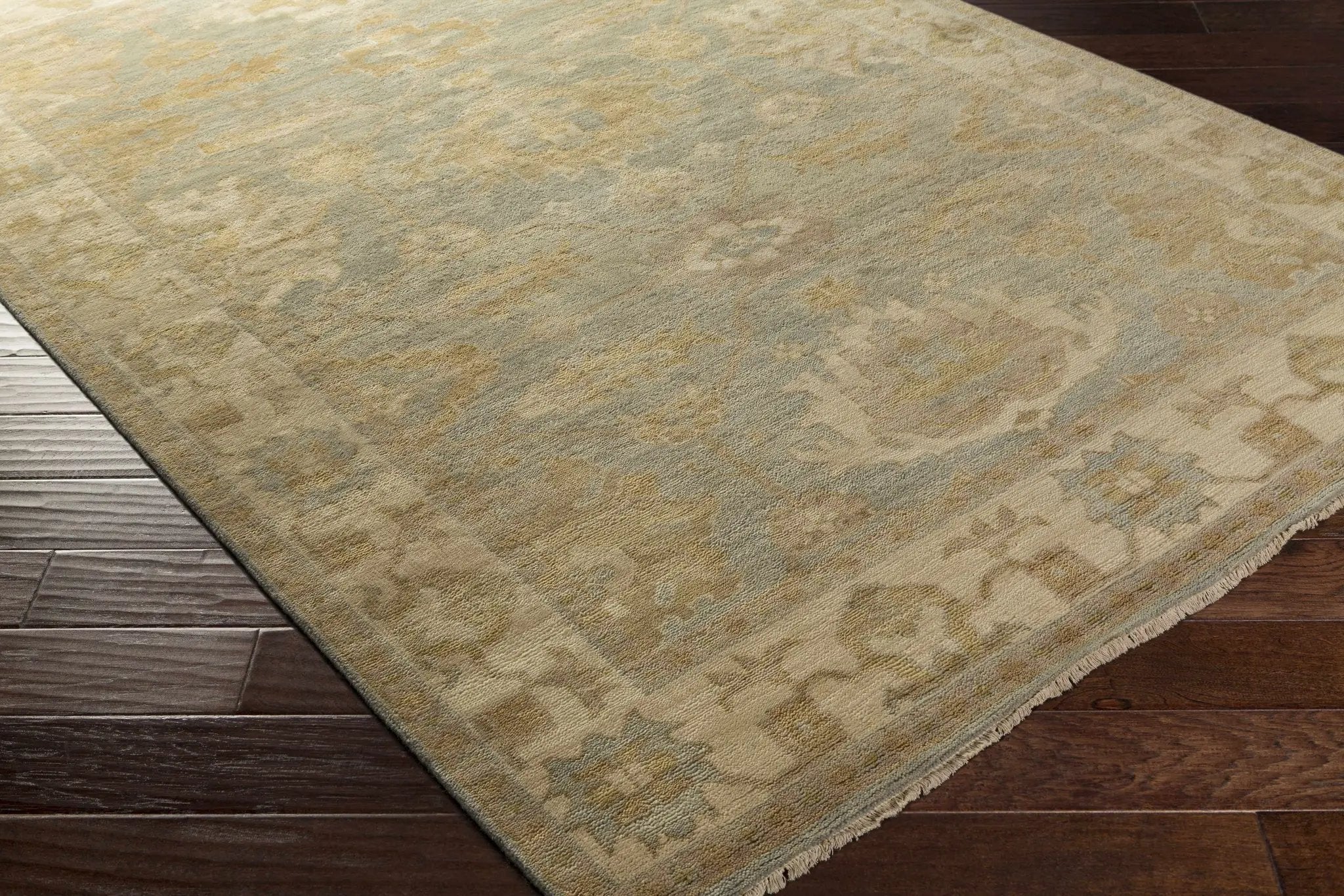Goodyear 5x8 Mustard Premium Wool Rug - Clearance by Boutique Rugs