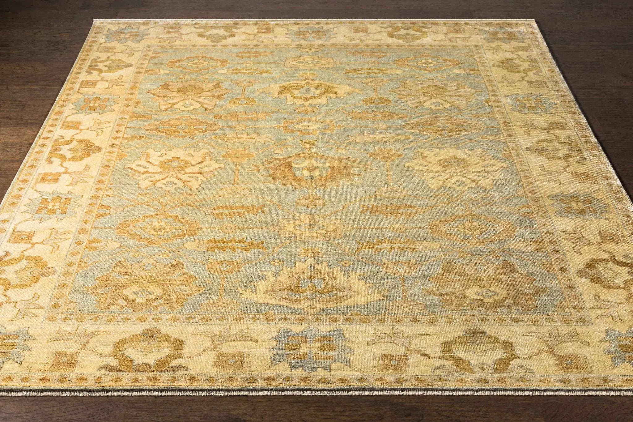 Goodyear 5x8 Mustard Premium Wool Rug - Clearance by Boutique Rugs