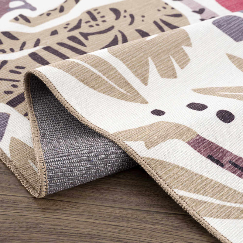 Natal Animal Print Washable Kids Rug - Clearance by Boutique Rugs