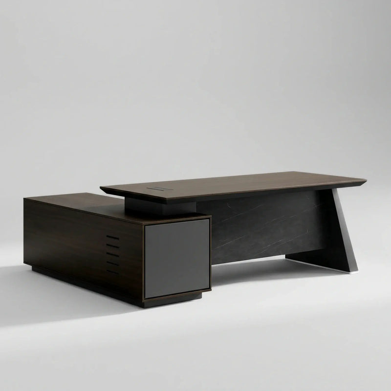 Slater · Modern L-Shaped Executive Desk by Arc Grove