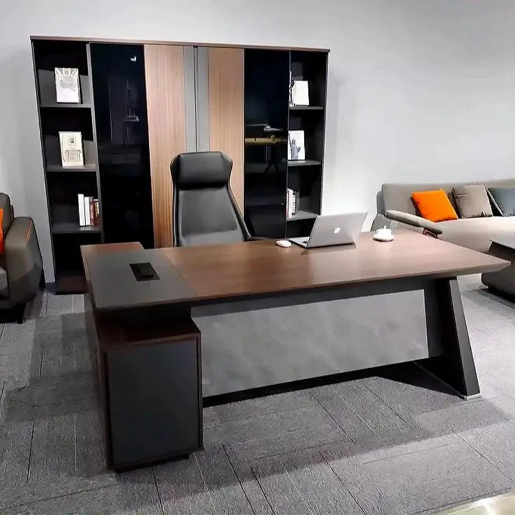 Slater · Modern L-Shaped Executive Desk by Arc Grove