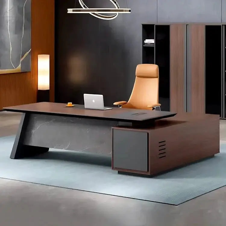 Slater · Modern L-Shaped Executive Desk by Arc Grove