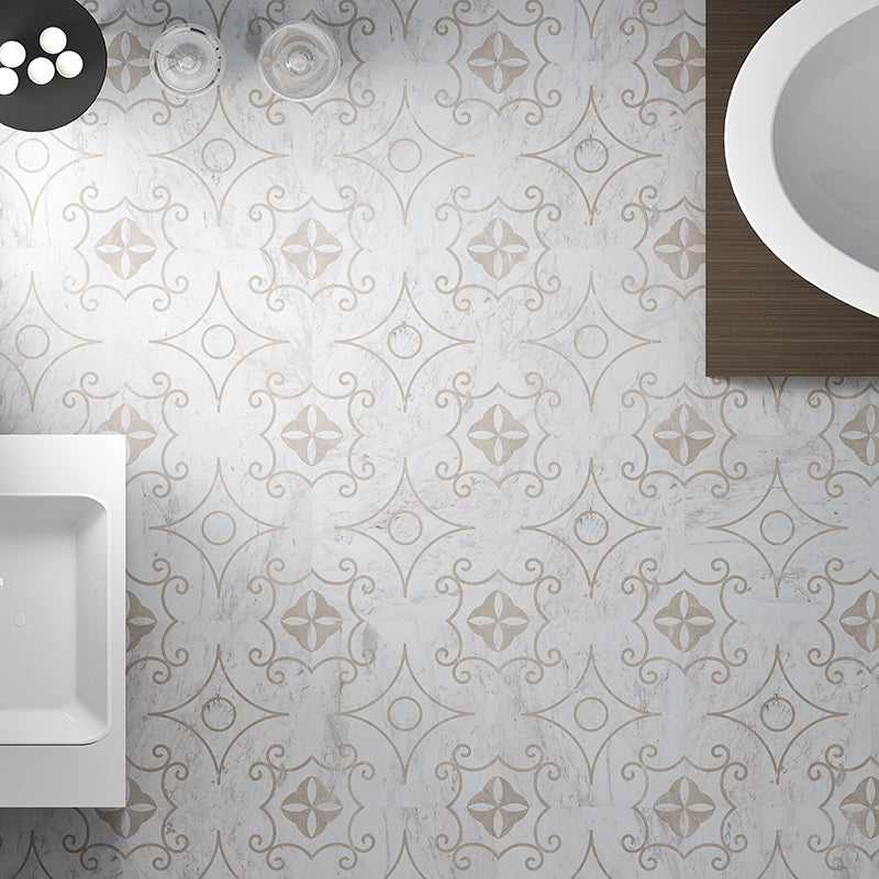 Gracia Aria Polished Marble Decorative 24x24 Marble Polished 24x24 Decorative — 3