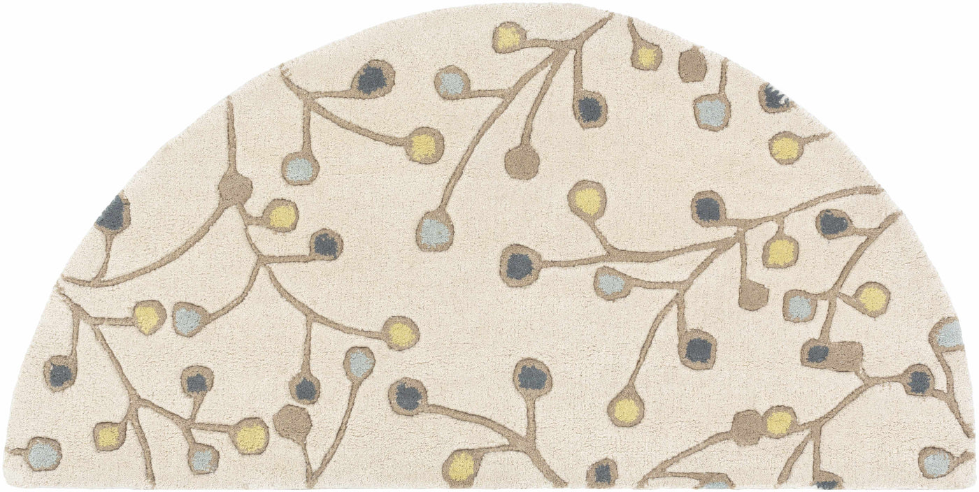 Beige Elsu Wool Rug by Boutique Rugs