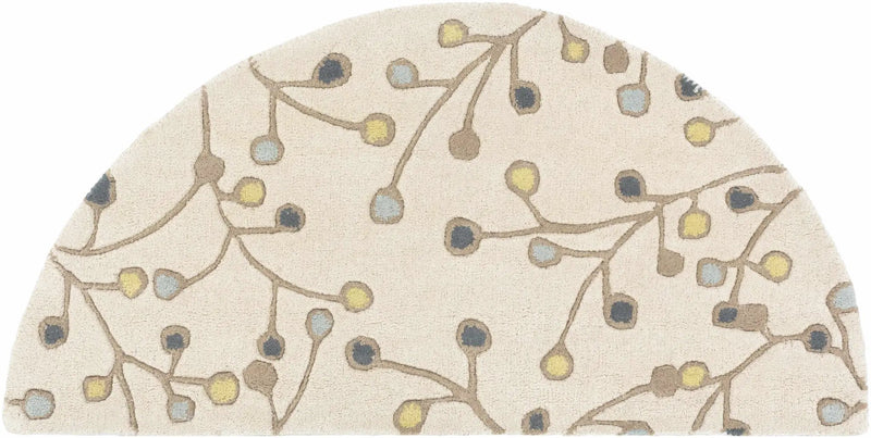 Beige Elsu Wool Rug by Boutique Rugs