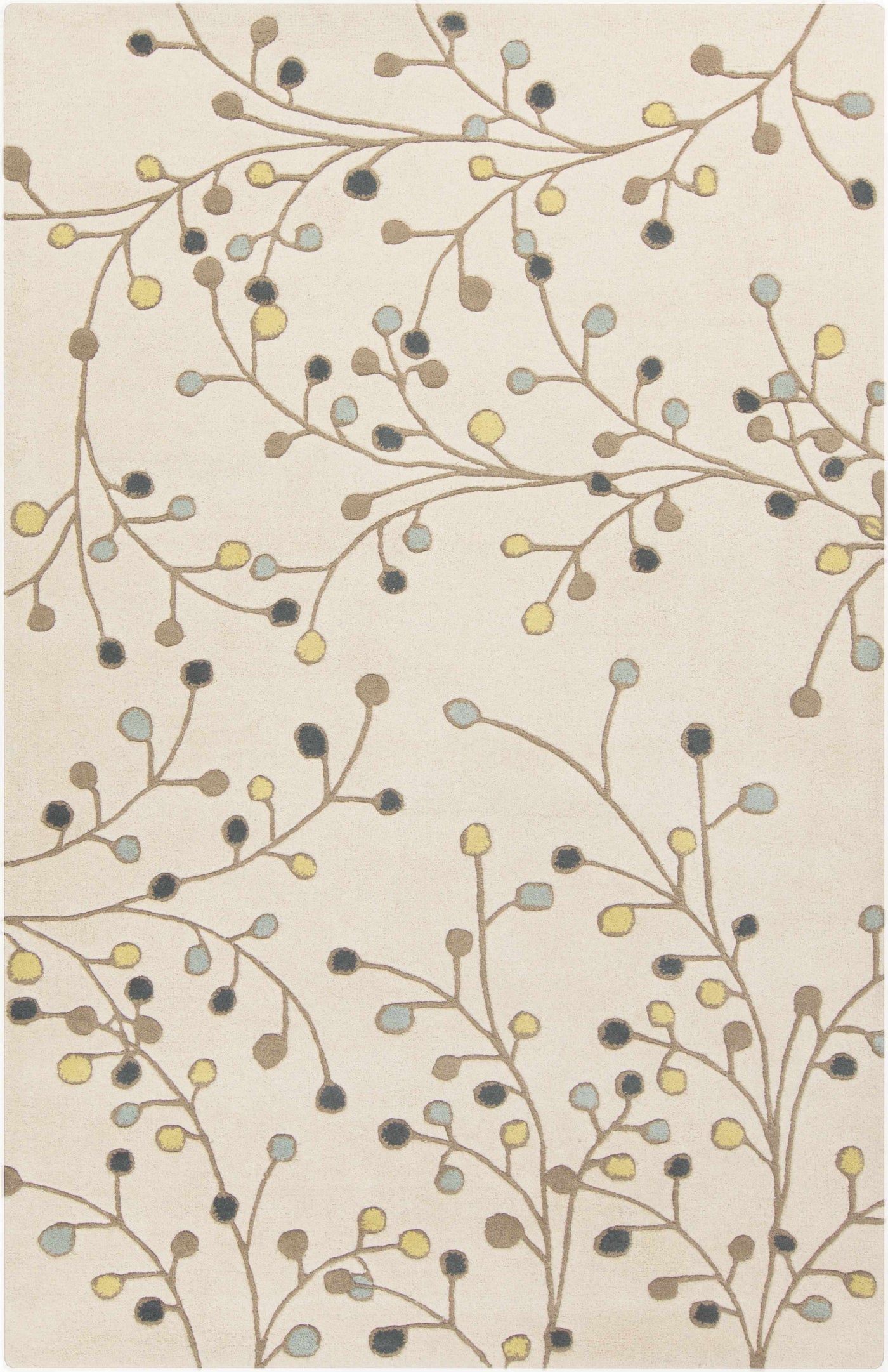Beige Elsu Wool Rug by Boutique Rugs