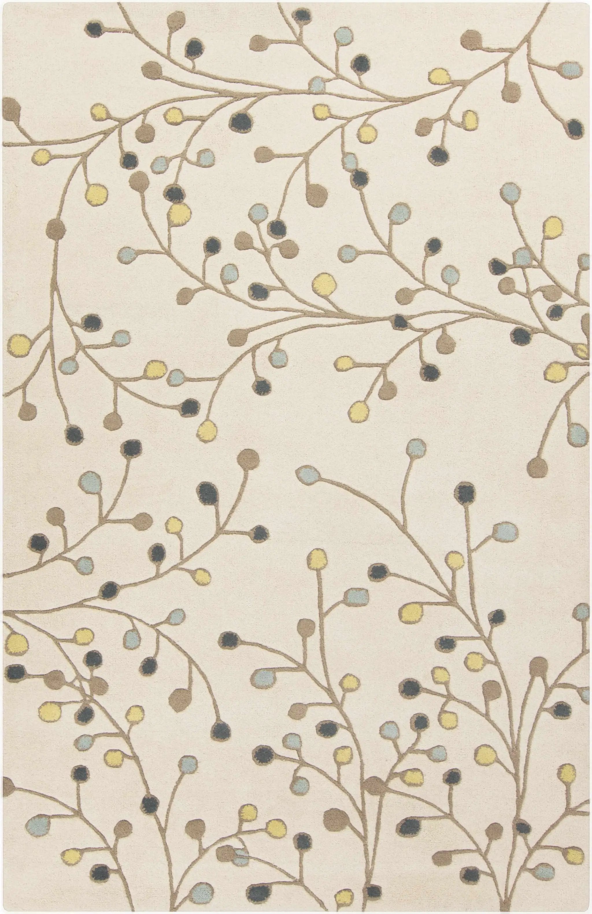 Beige Elsu Wool Rug by Boutique Rugs