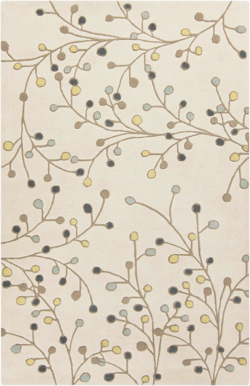 Beige Elsu Wool Rug by Boutique Rugs