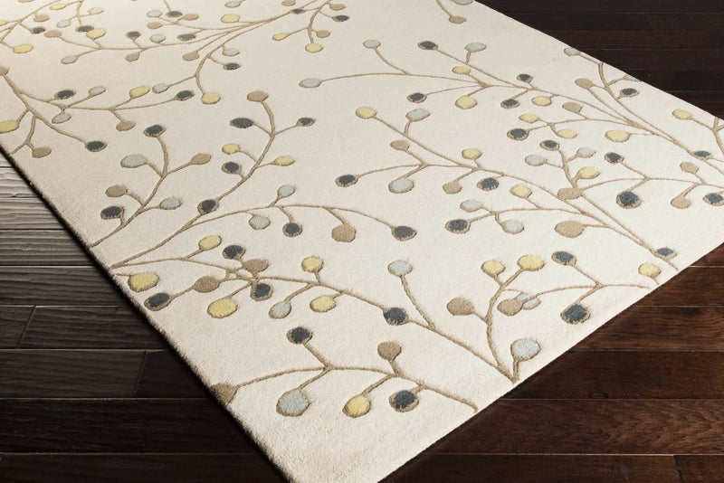 Beige Elsu Wool Rug by Boutique Rugs