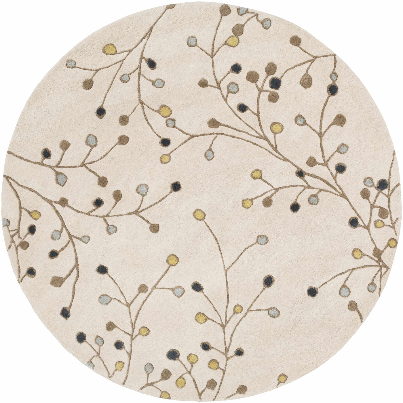 Beige Elsu Wool Rug by Boutique Rugs