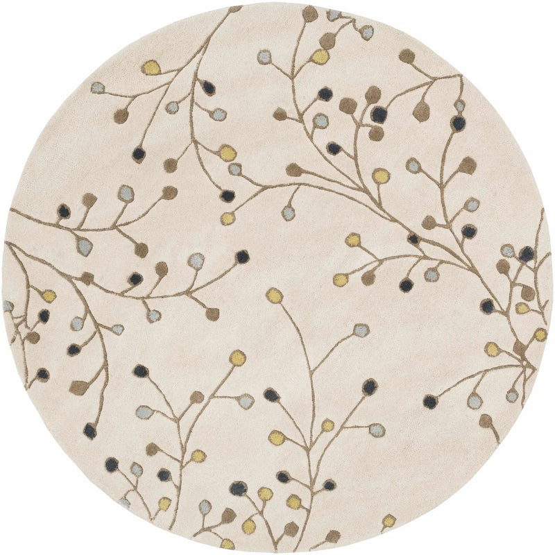 Beige Elsu Wool Rug by Boutique Rugs