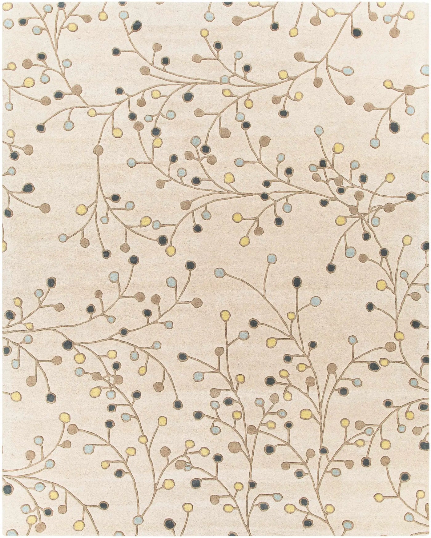 Beige Elsu Wool Rug by Boutique Rugs