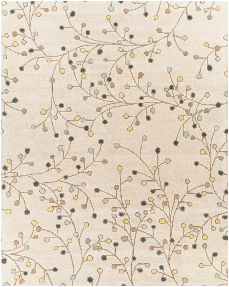 Beige Elsu Wool Rug by Boutique Rugs
