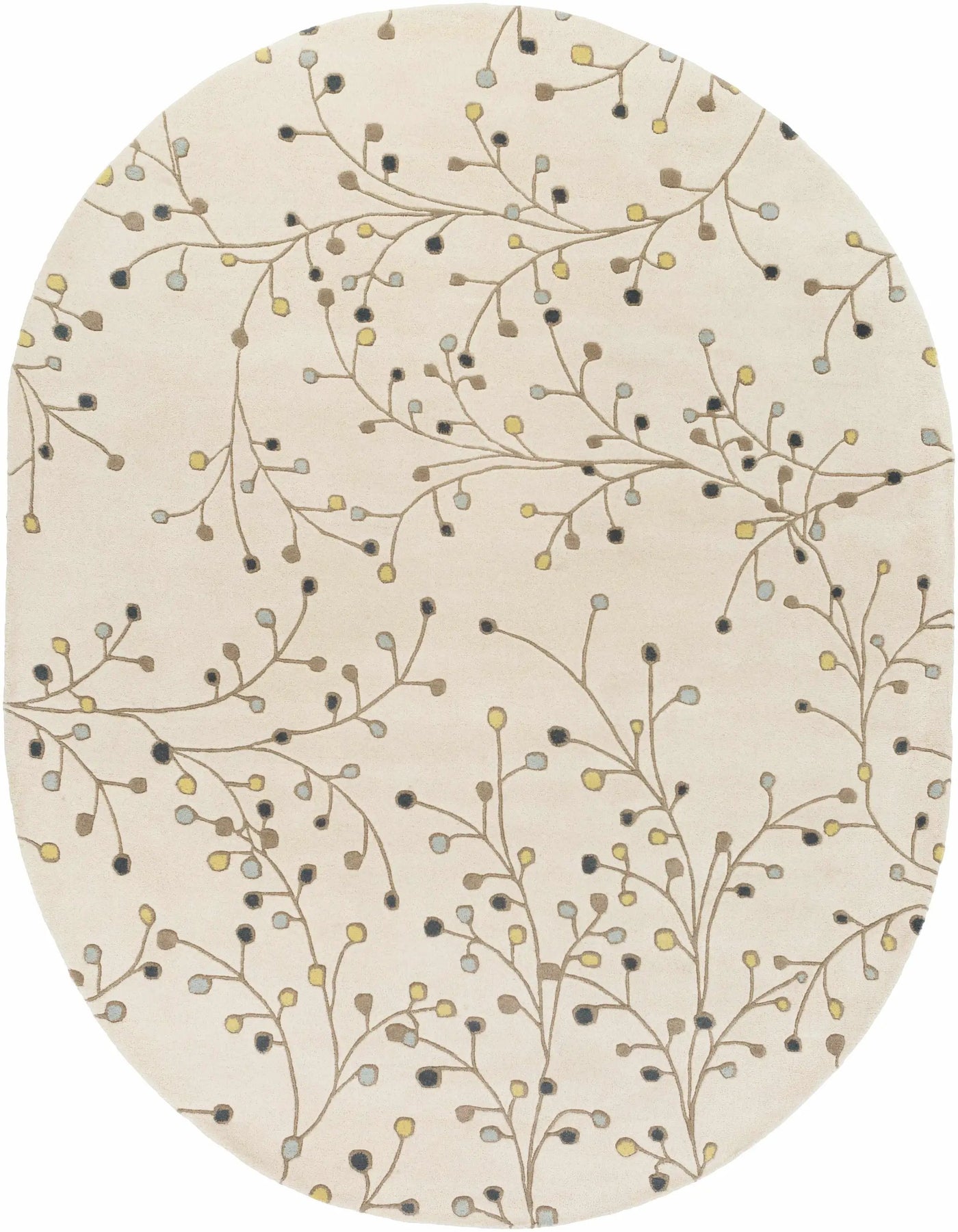 Beige Elsu Wool Rug by Boutique Rugs
