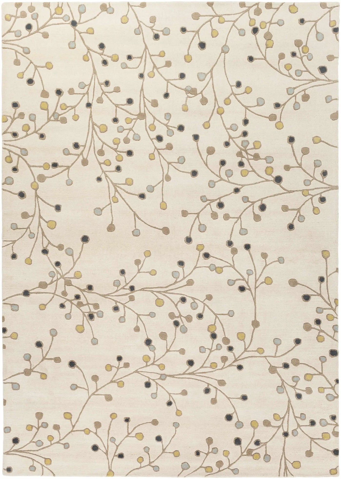 Beige Elsu Wool Rug by Boutique Rugs