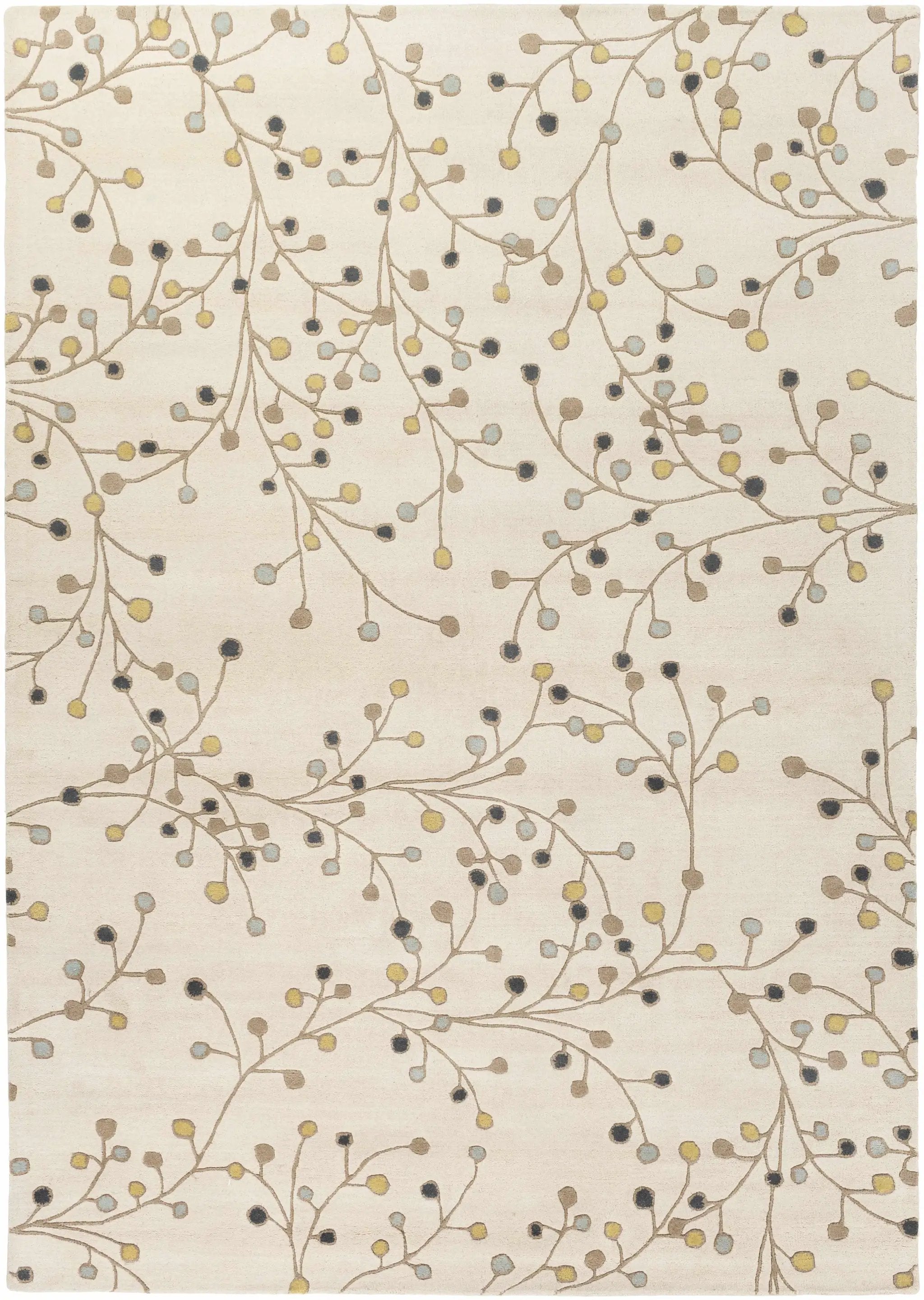 Beige Elsu Wool Rug by Boutique Rugs