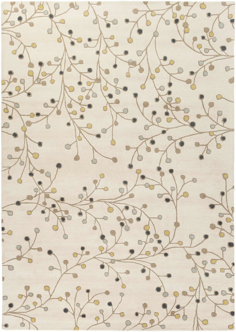 Beige Elsu Wool Rug by Boutique Rugs