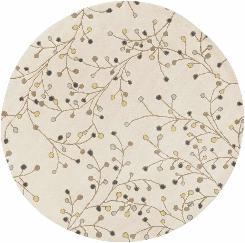 Beige Elsu Wool Rug by Boutique Rugs