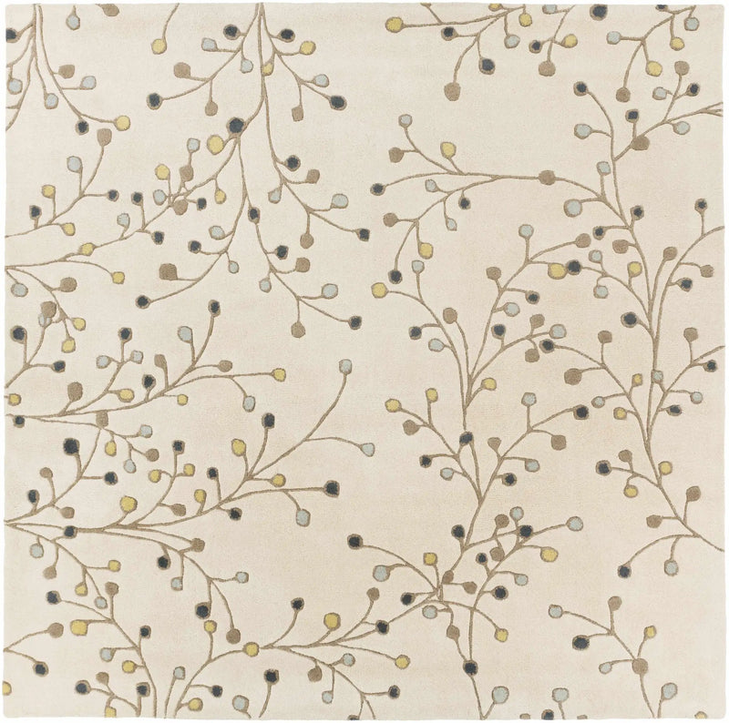 Beige Elsu Wool Rug by Boutique Rugs