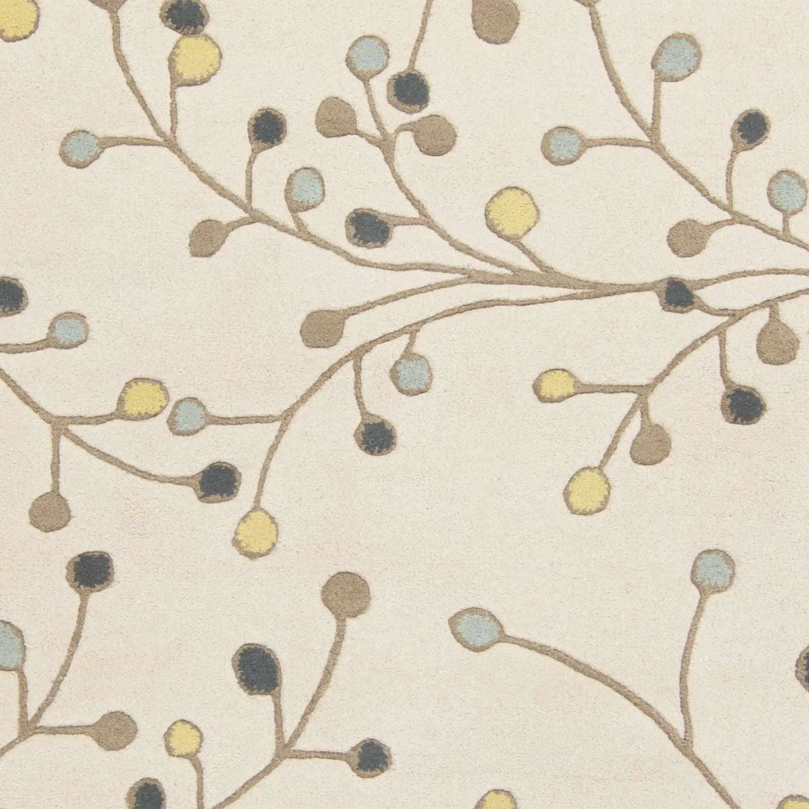 Beige Elsu Wool Rug by Boutique Rugs