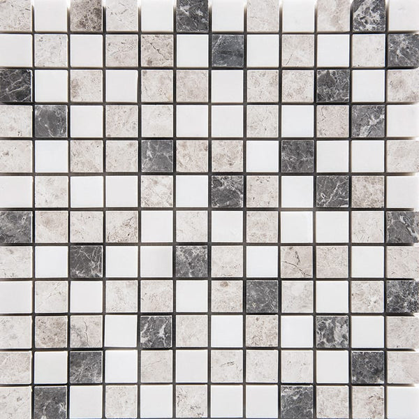 Granada Blend Polished 1x1 Marble Mosaics 12x12
